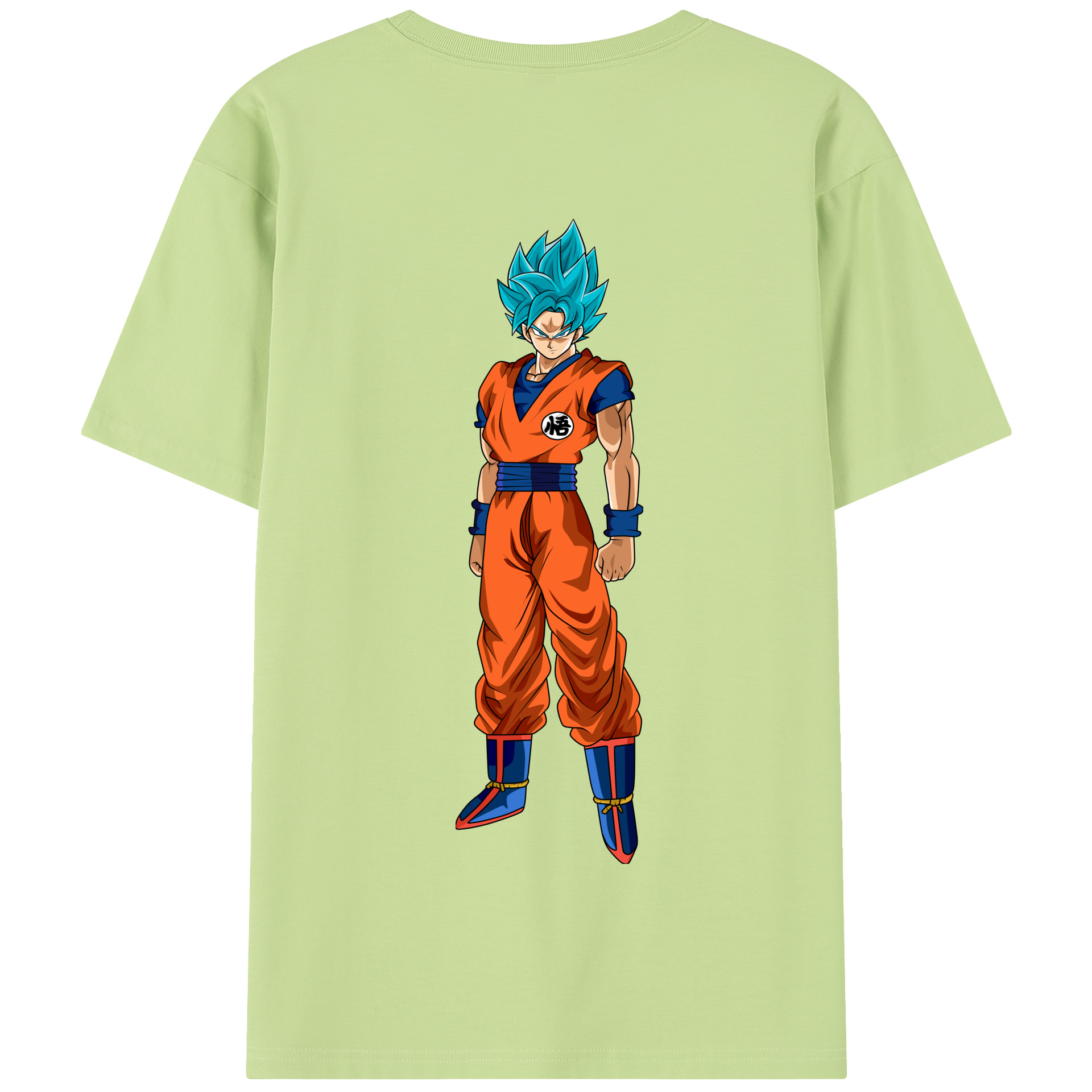 （画像用） ドラゴンボール 孫悟空（そん ごくう）Son Goku カカロット DRAGON BALL Kakarotto 綿100％半袖Tシャツ（背面プリント）